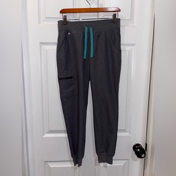Figs Pants - High Waisted Uman Relaxed Jogger Scrub Pants SZ S
